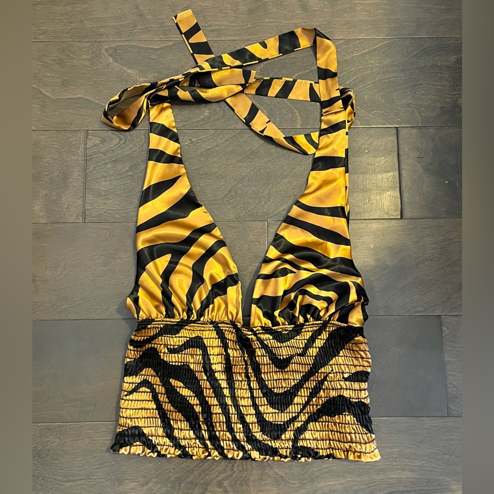 Tiger Print Tank Top